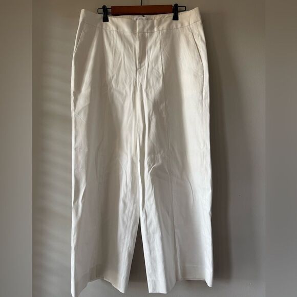 Everlane White Wide-Leg Trouser Pants Size 12 - Picture 11 of 11